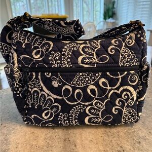 Vera Bradley Navy and White Quilted Women's Bag